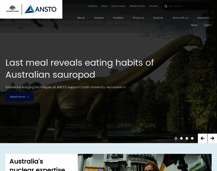 Ansto.gov.au thumbnail