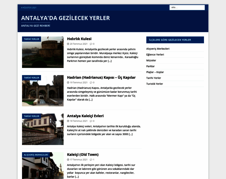 Antalyadagezilecekyerler.com thumbnail