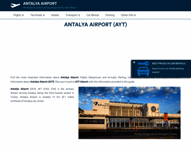 Antalyainternationalairport.com thumbnail
