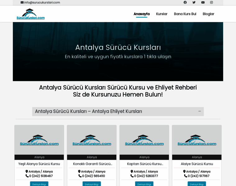 Antalyasurucukurslari.com thumbnail