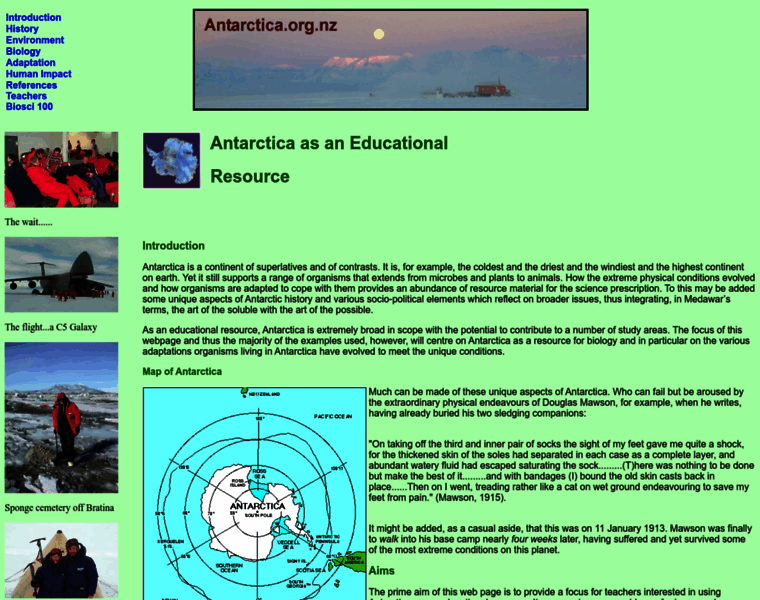 Antarctica.org.nz thumbnail