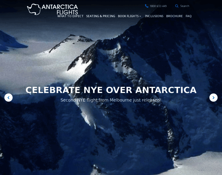 Antarcticaflights.com.au thumbnail