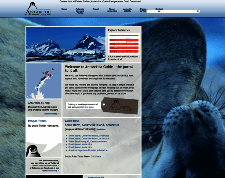 Antarcticguide.com thumbnail