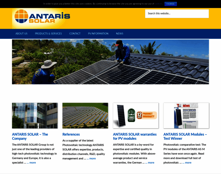Antaris-solar.com thumbnail