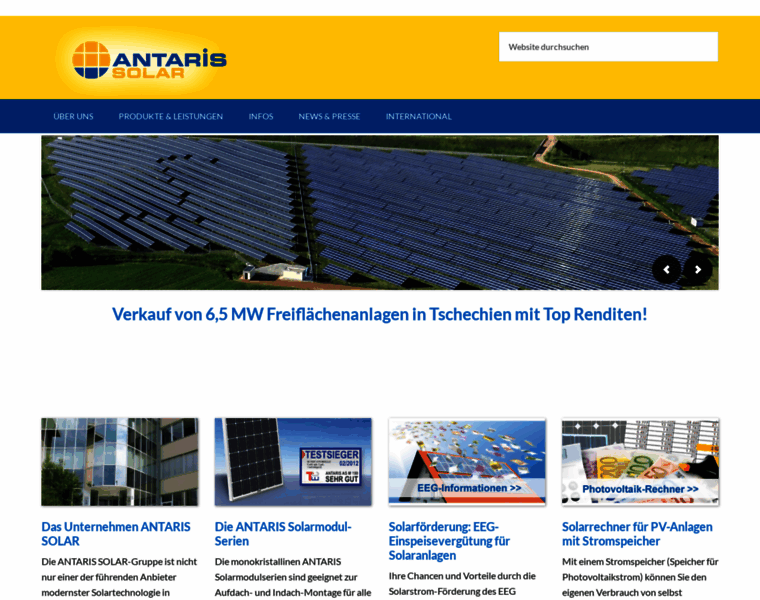 Antaris-solar.de thumbnail