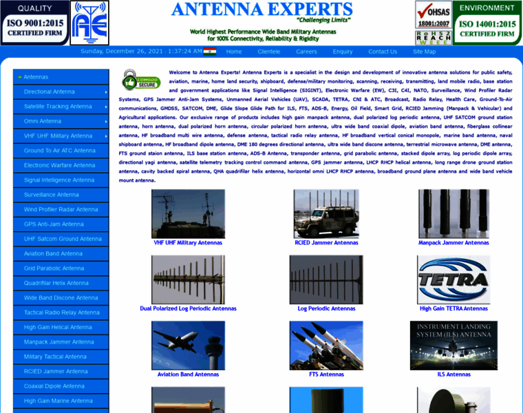 Antennaexperts.in thumbnail