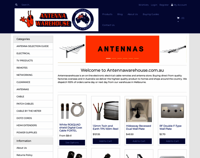 Antennawarehouse.com.au thumbnail