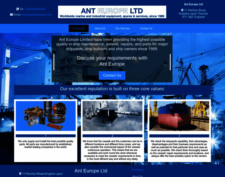 Anteurope.com thumbnail