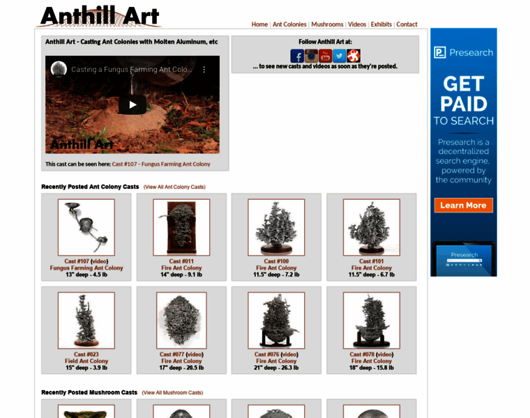 Anthillart.com thumbnail