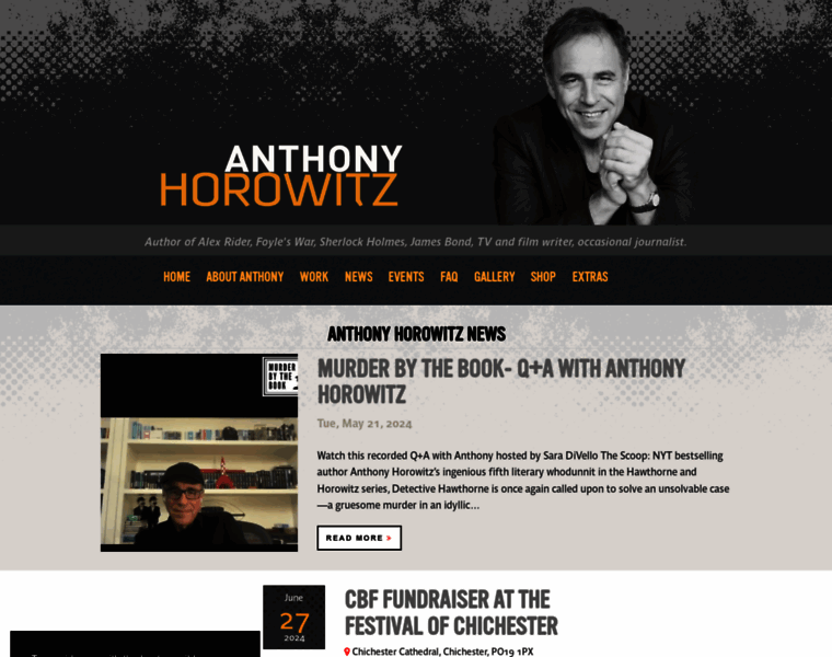 Anthonyhorowitz.com thumbnail