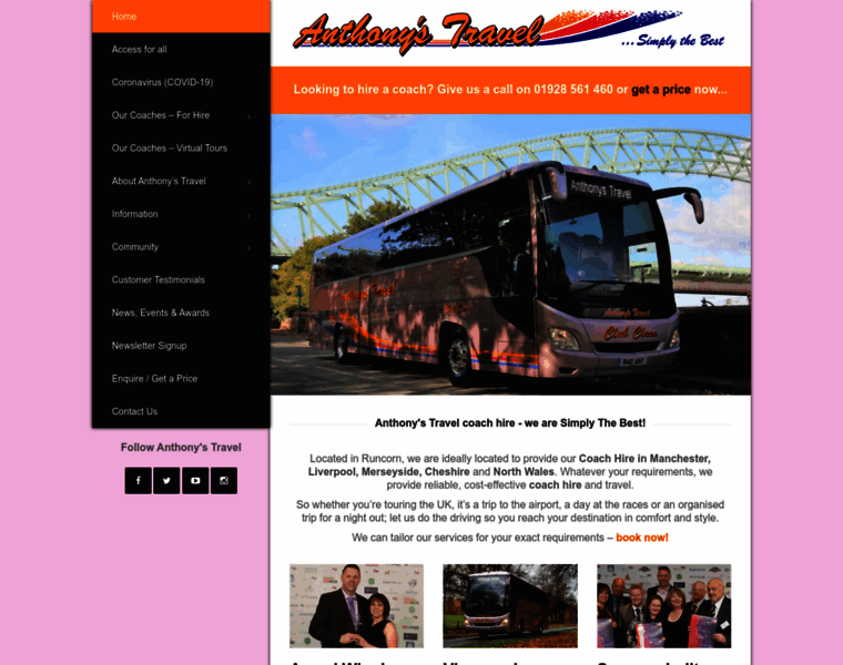 Anthonys-travel.co.uk thumbnail