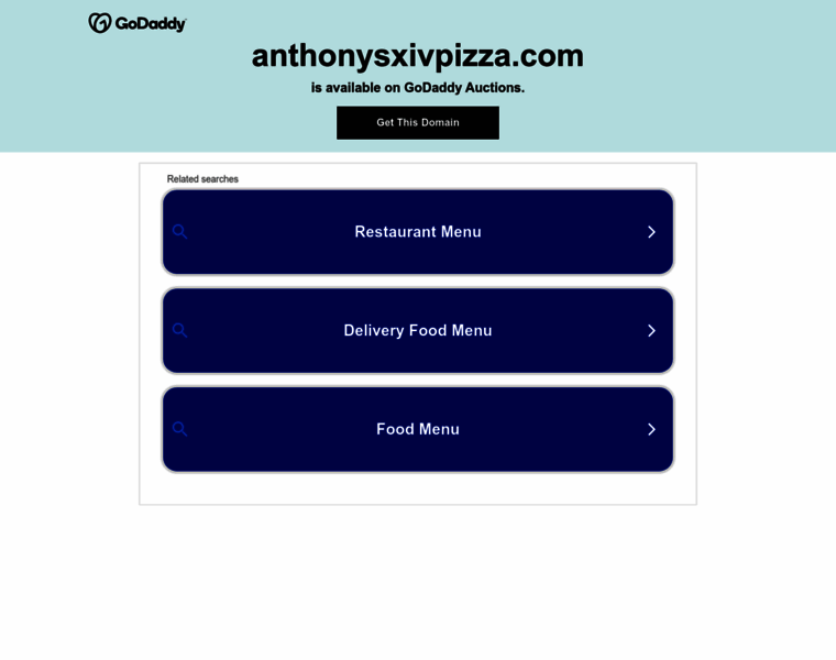 Anthonysxivpizza.com thumbnail