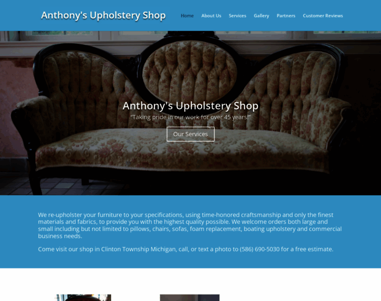 Anthonyupholsteryshop.com thumbnail