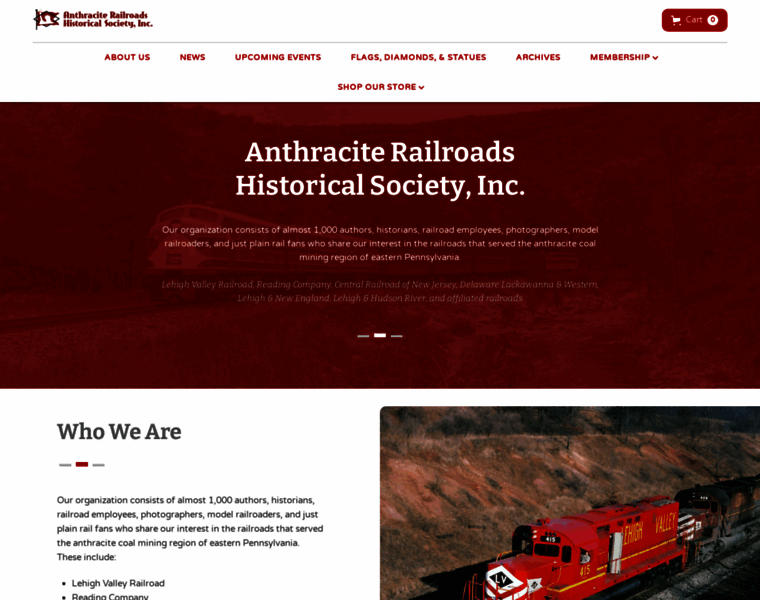 Anthraciterailroads.org thumbnail