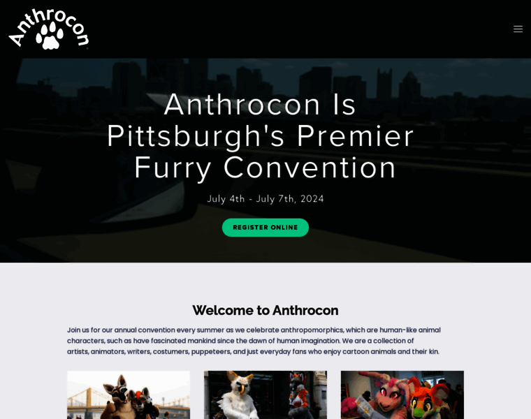 Anthrocon.org thumbnail