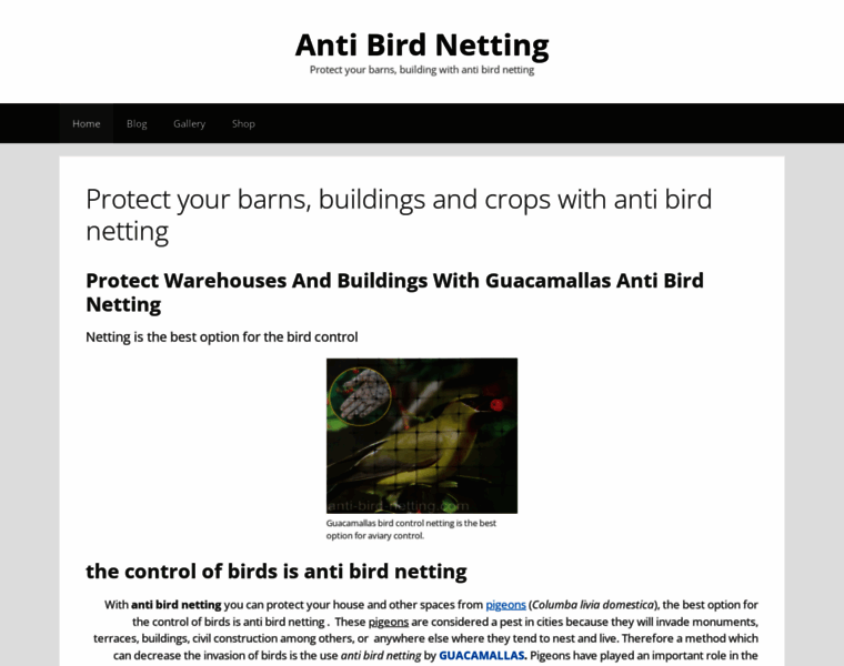 Anti-bird-netting.com thumbnail