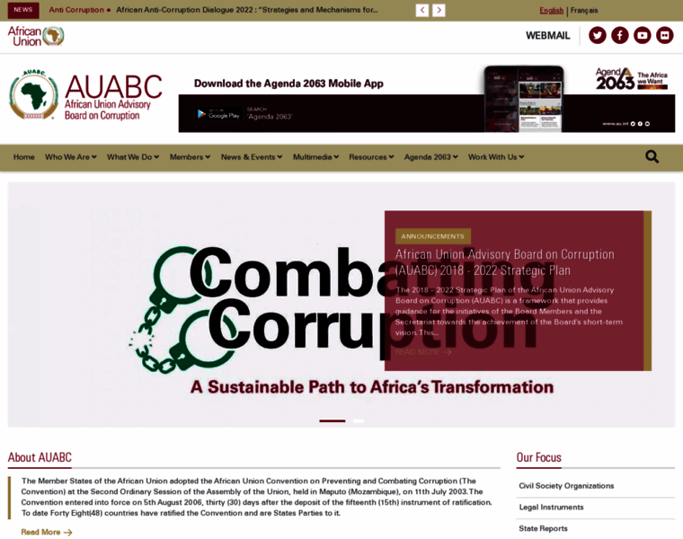 Anticorruption.au.int thumbnail