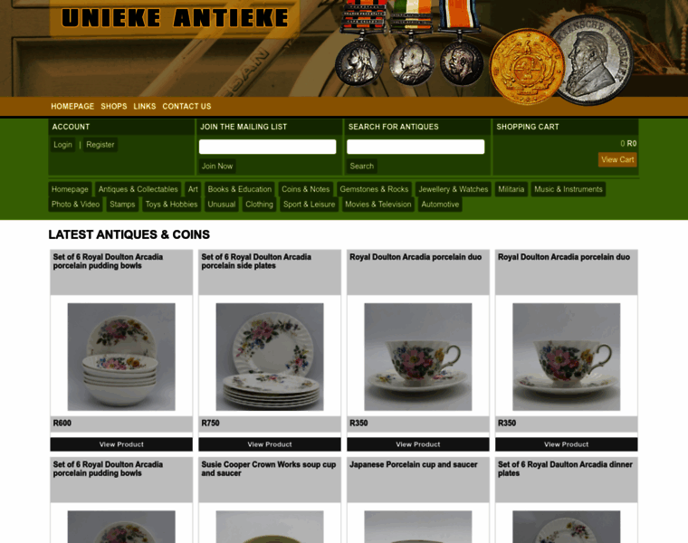 Antieke.co.za thumbnail
