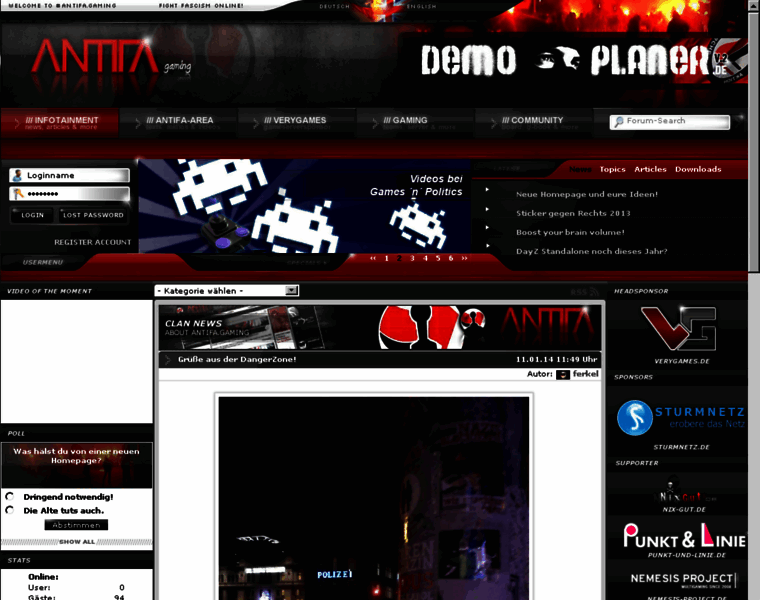 Antifa-gaming.de thumbnail