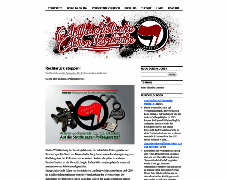 Antifa-karlsruhe.org thumbnail