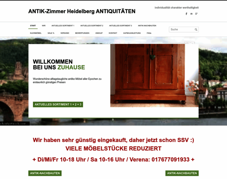 Antik-zimmer-heidelberg.net thumbnail
