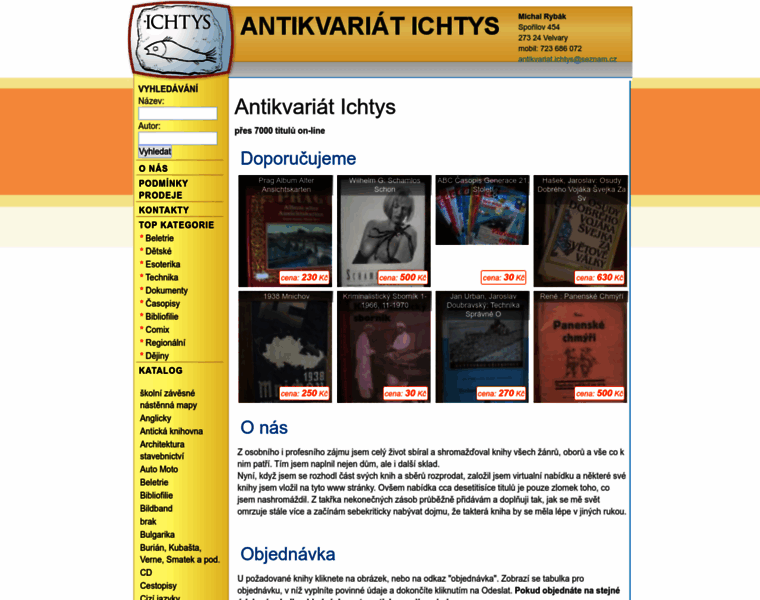 Antikvariat-ichtys.cz thumbnail