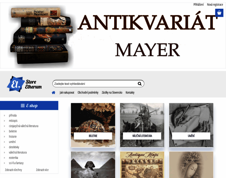 Antikvariat-mayer.cz thumbnail