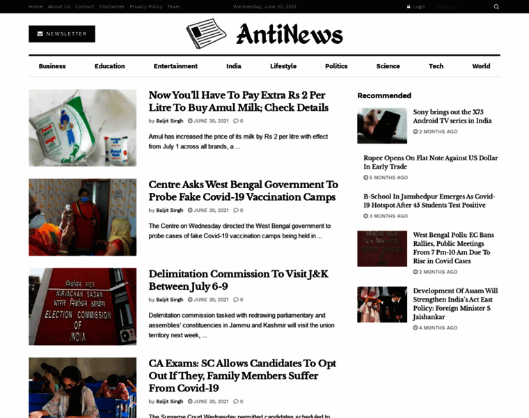 Antinews.in thumbnail