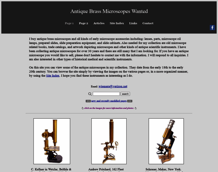 Antique-microscopes.com thumbnail