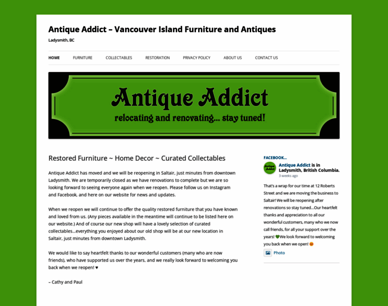 Antiqueaddict.ca thumbnail