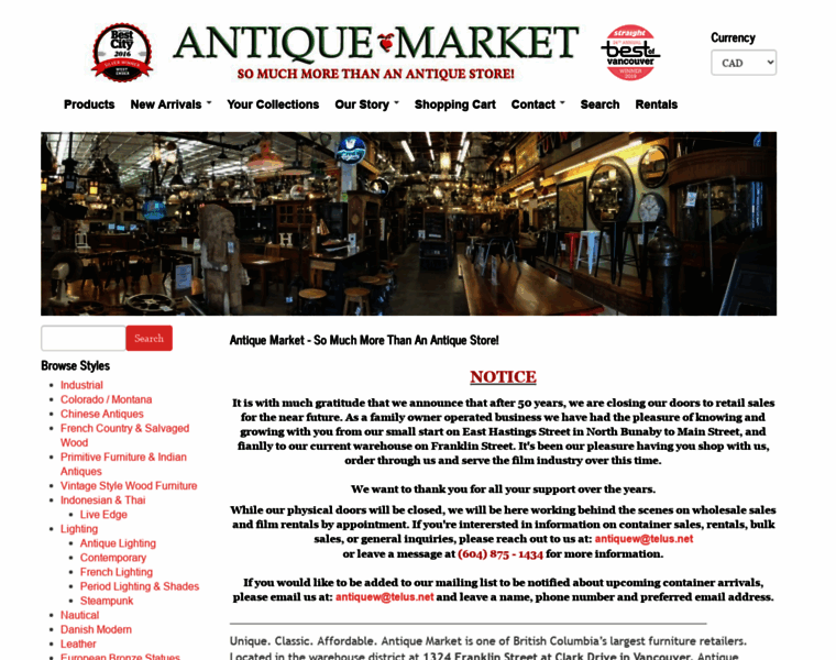 Antiquemarket.ca thumbnail