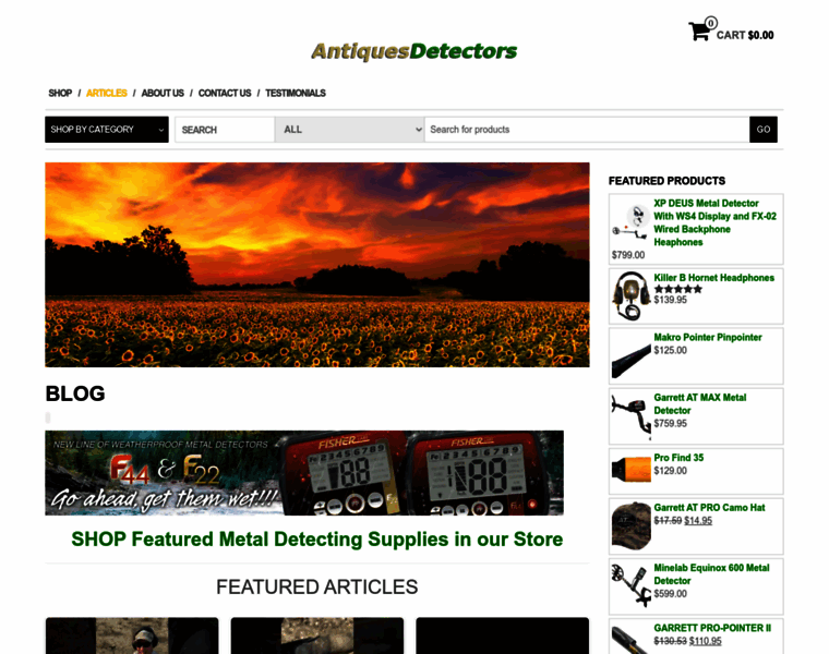 Antiquesdetectors.com thumbnail
