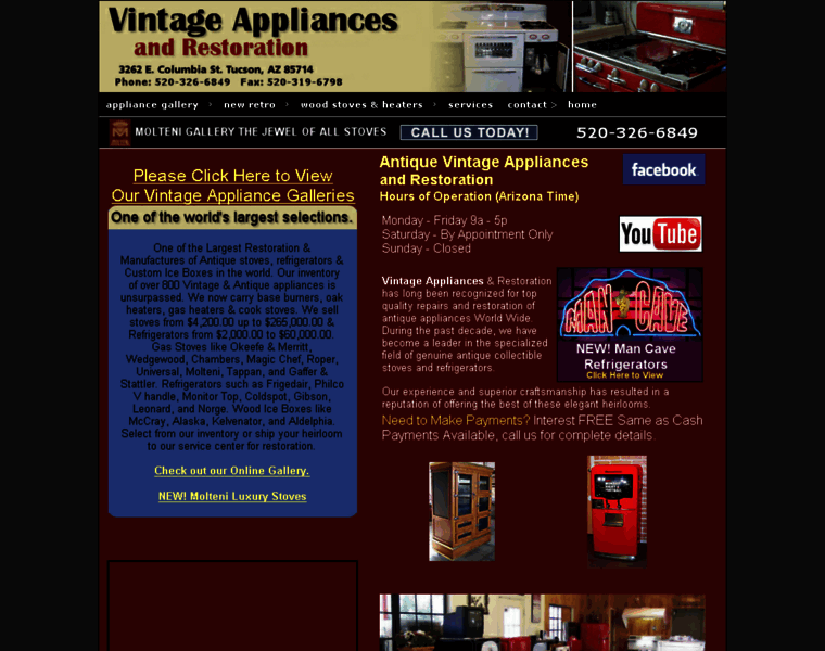 Antiquevintageappliances.com thumbnail