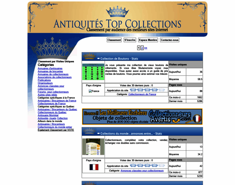 Antiquitestopcollections.com thumbnail