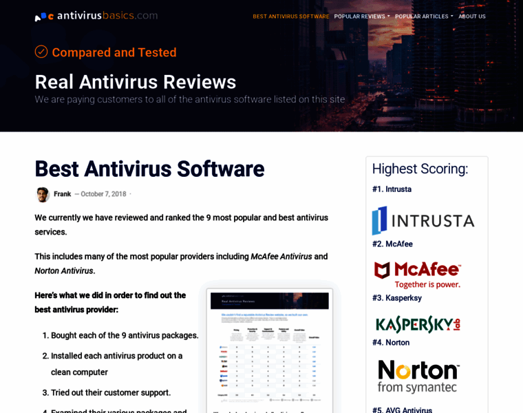 Antivirusbasics.com thumbnail