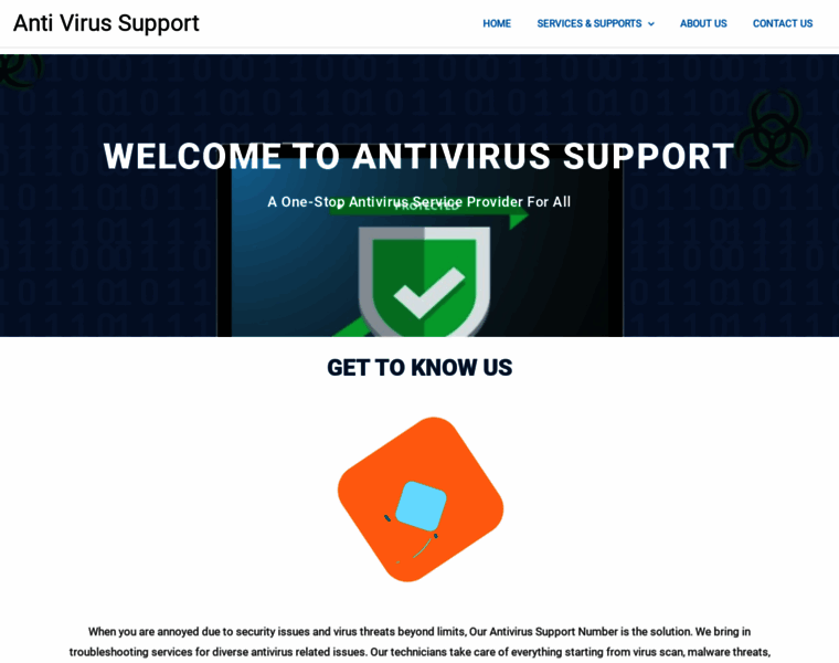 Antivirussupports.info thumbnail