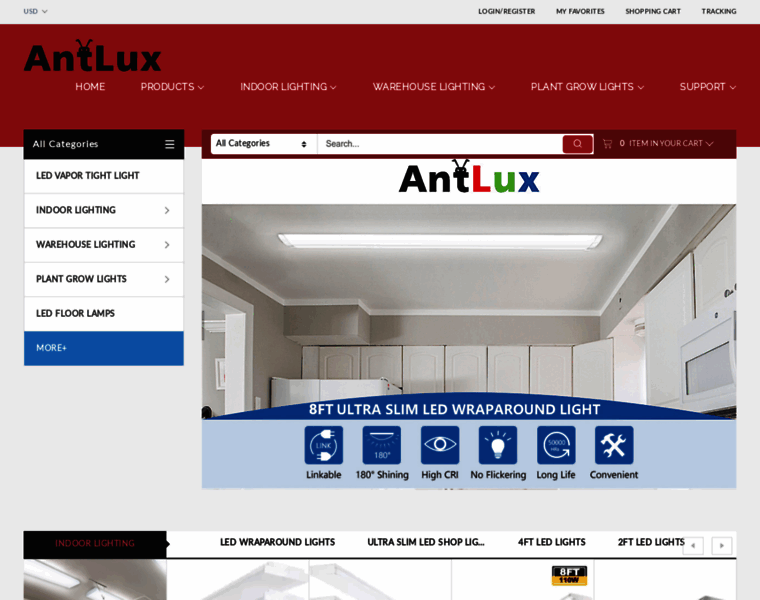 Antlux.com thumbnail