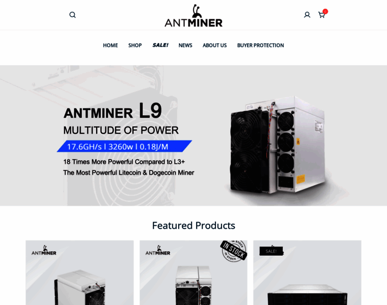 Antminertech.com thumbnail