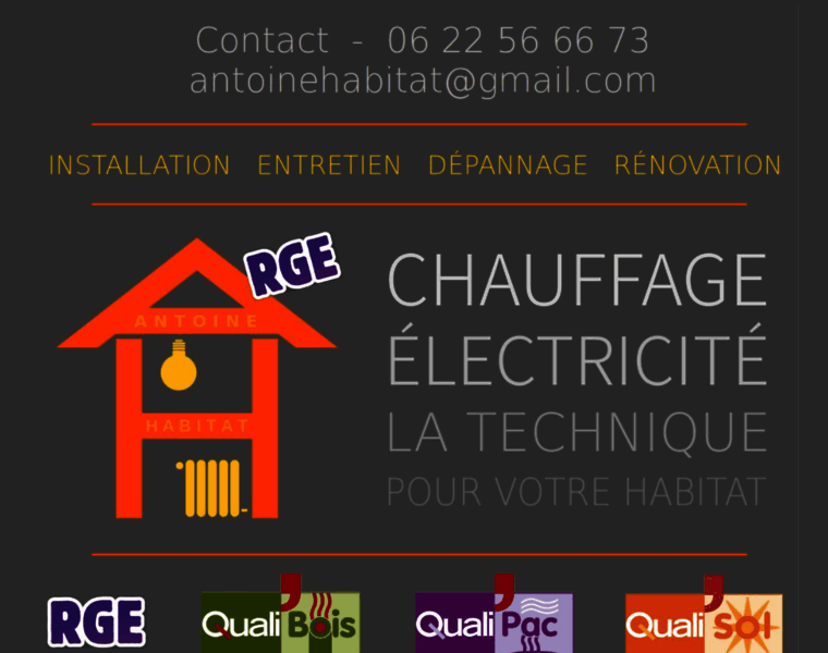 Antoinehabitat-chauffage-electricite.com thumbnail