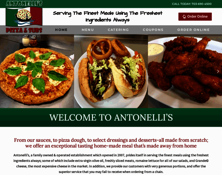 Antonellis-pizza.com thumbnail