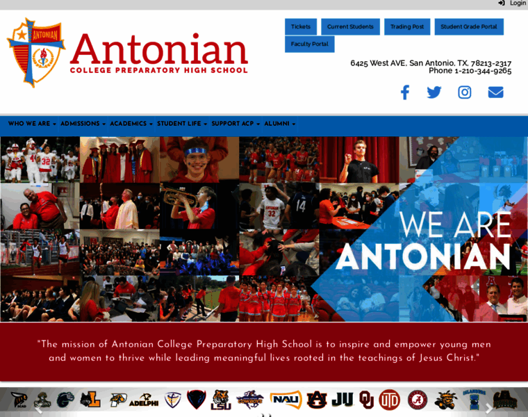 Antonian.org thumbnail