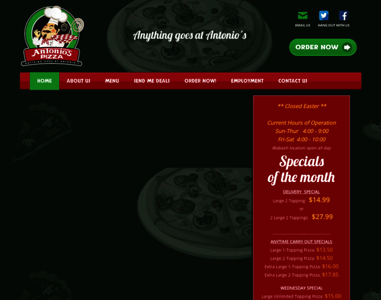 Antonios-pizza.com thumbnail