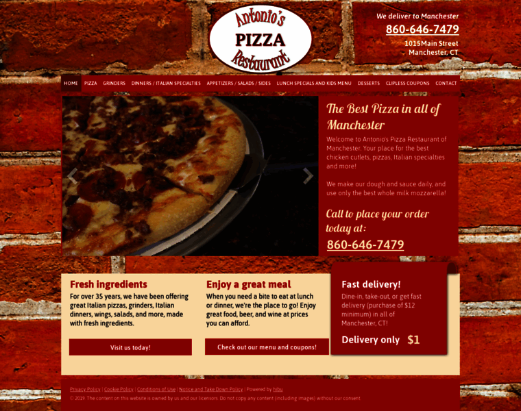 Antoniospizzarestaurant.com thumbnail
