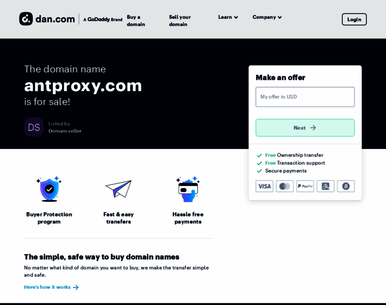 Antproxy.com thumbnail