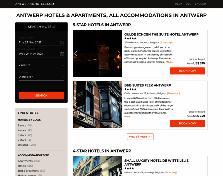 Antwerpbehotels.com thumbnail