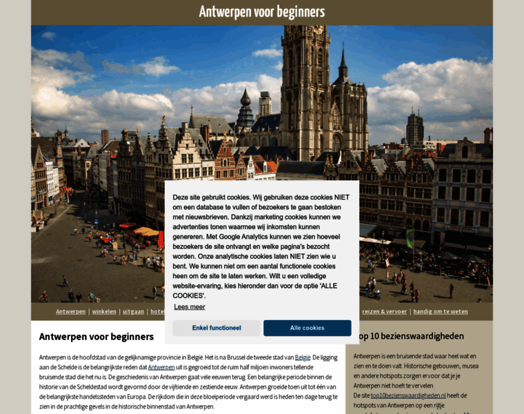 Antwerpenvoorbeginners.nl thumbnail