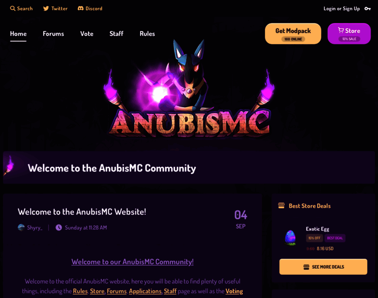 Anubismc.com thumbnail