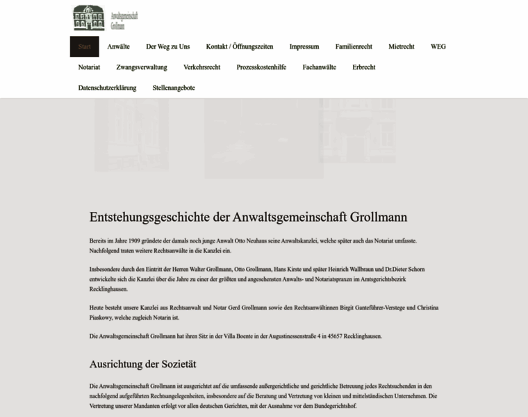 Anwaltsgemeinschaft-grollmann.com thumbnail