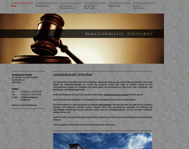 Anwaltskanzlei-schreiber.de thumbnail