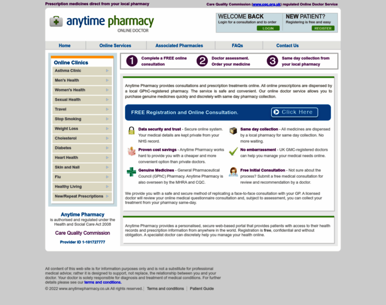 Anytimepharmacy.co.uk thumbnail